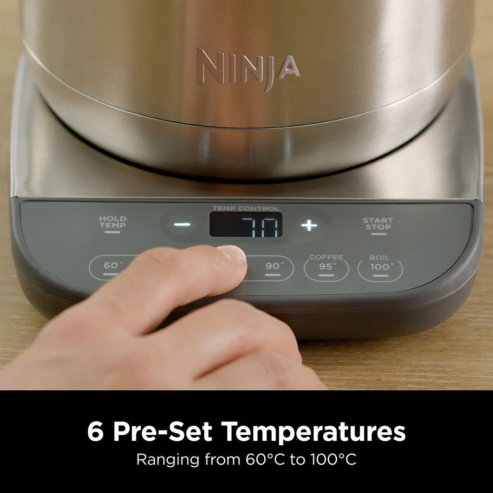 Ninja Perfect Temperature Kettle [Stainless Steel] KT201UK