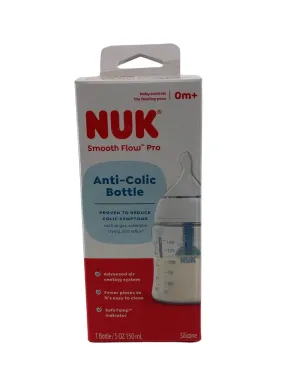 NUK Smooth Flow Anti-Colic Bottle, 5oz, Blue Clouds