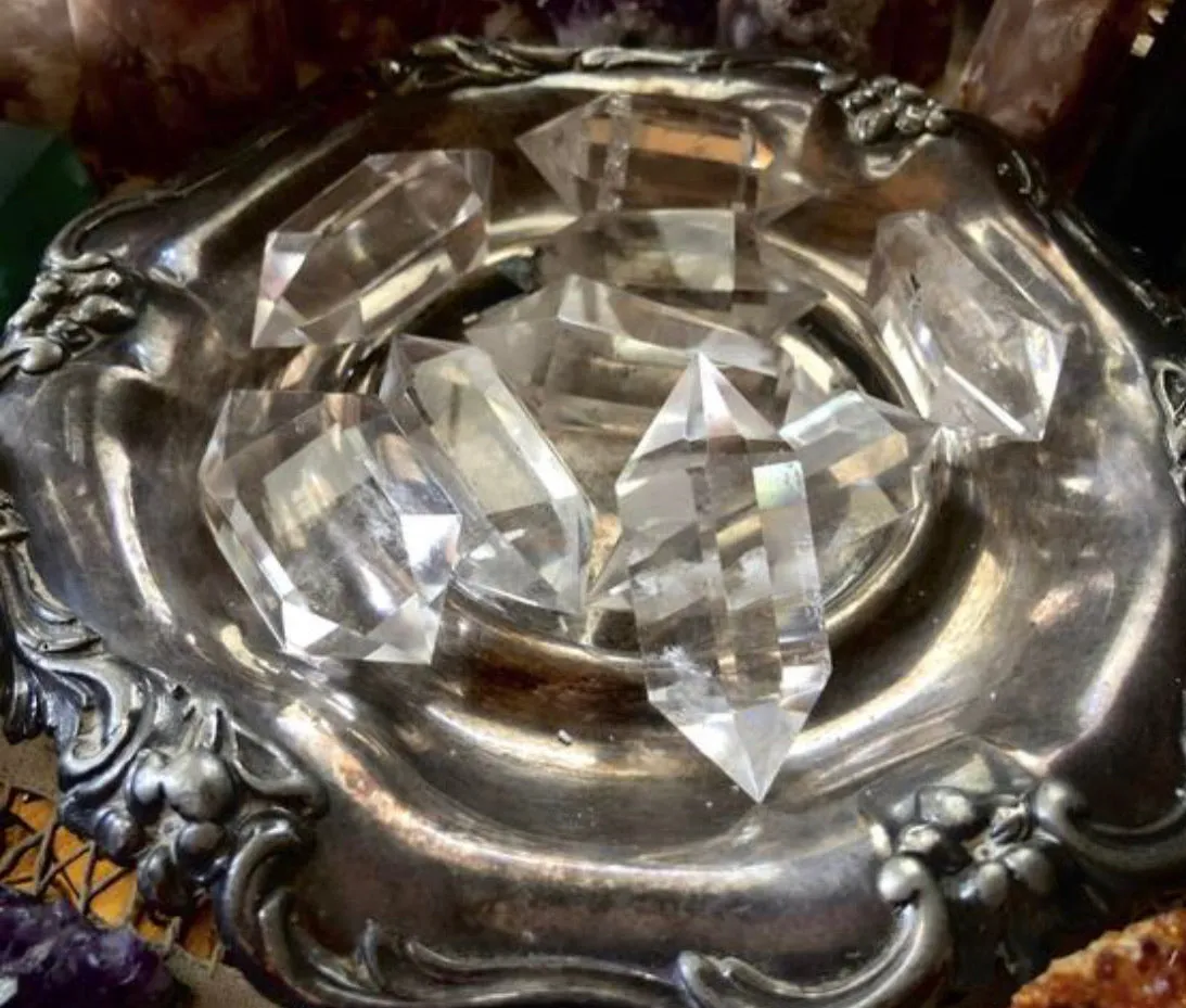 Optical Quartz - Clear Double Terminated Crystal Wand/Point