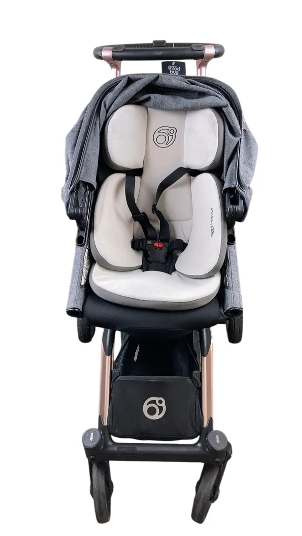 Orbit Baby G5 Stroller, 2022, Rose Gold, Melange Grey