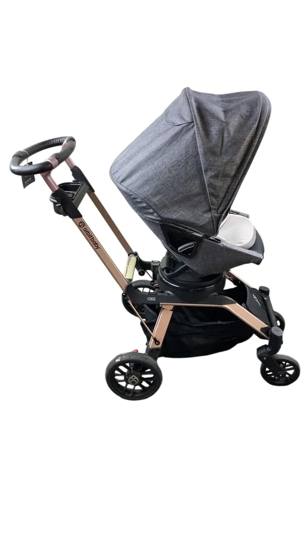 Orbit Baby G5 Stroller, 2022, Rose Gold, Melange Grey
