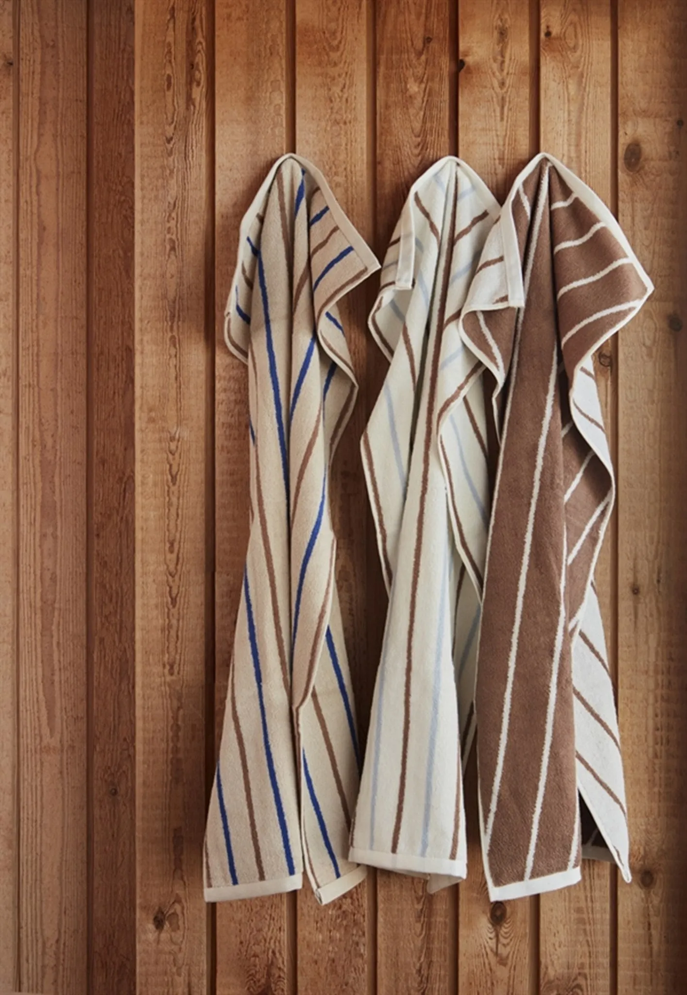 OYOY Raita Hooded Towel Cloud/Ice Blue