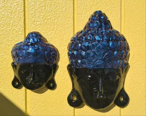 PAINTED BY ME SET BUDDHA HEAD WALL ART