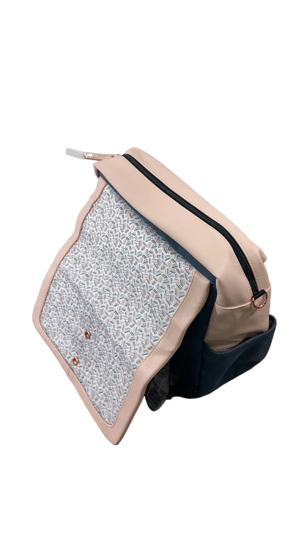 Petunia Pickle Bottom Boxy Backpack Diaper Bag, Indigo Blush