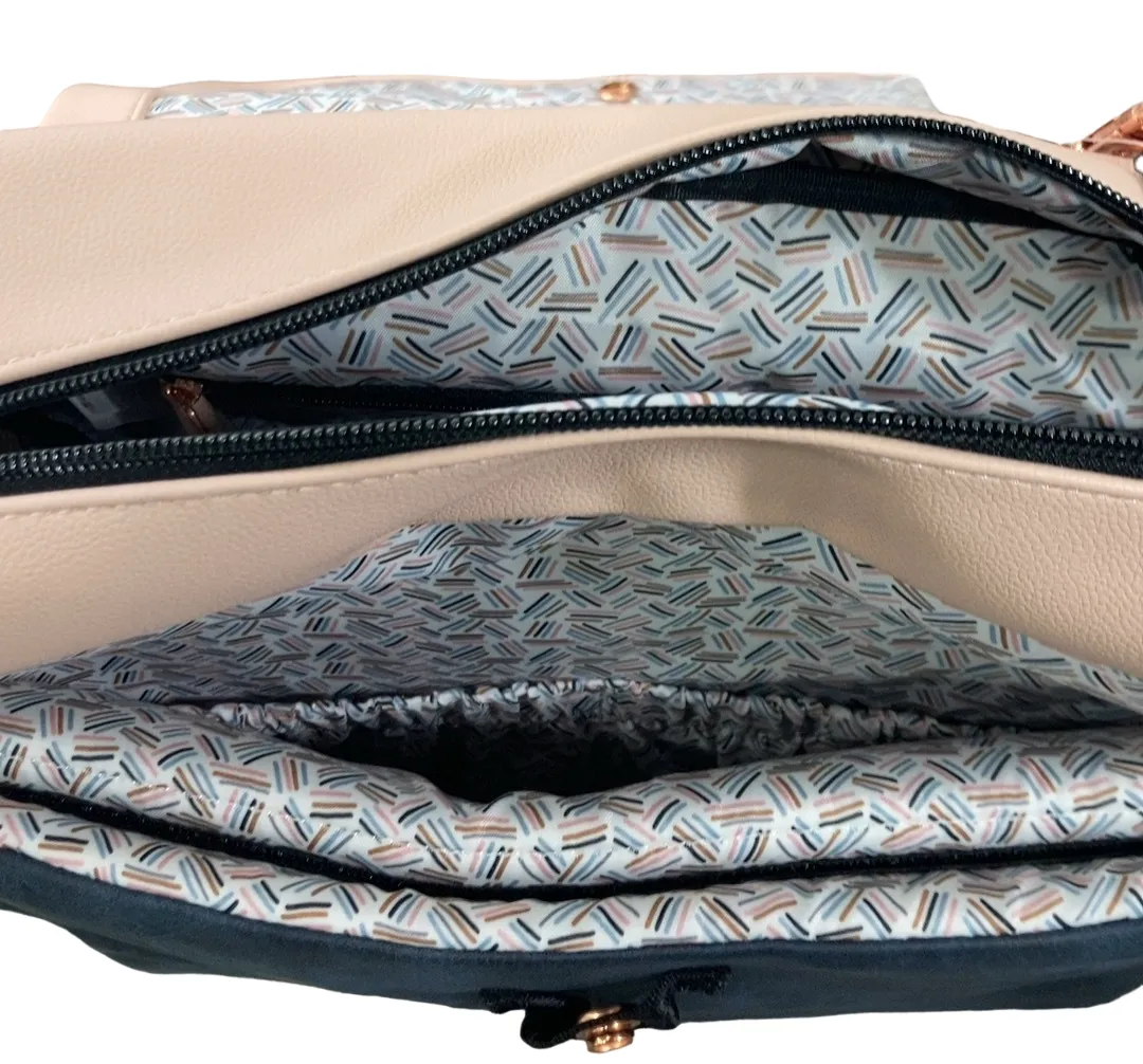 Petunia Pickle Bottom Boxy Backpack Diaper Bag, Indigo Blush