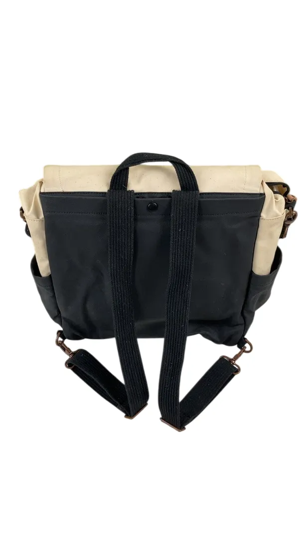Petunia Pickle Bottom Boxy Backpack Diaper Bag, Sand Black