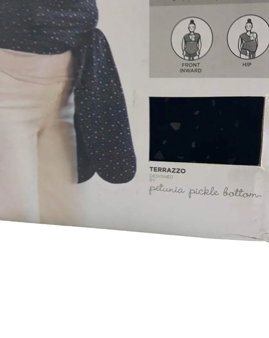 Petunia Pickle Bottom For Moby Wrap Baby Carrier, Classic, Terrazzo Black