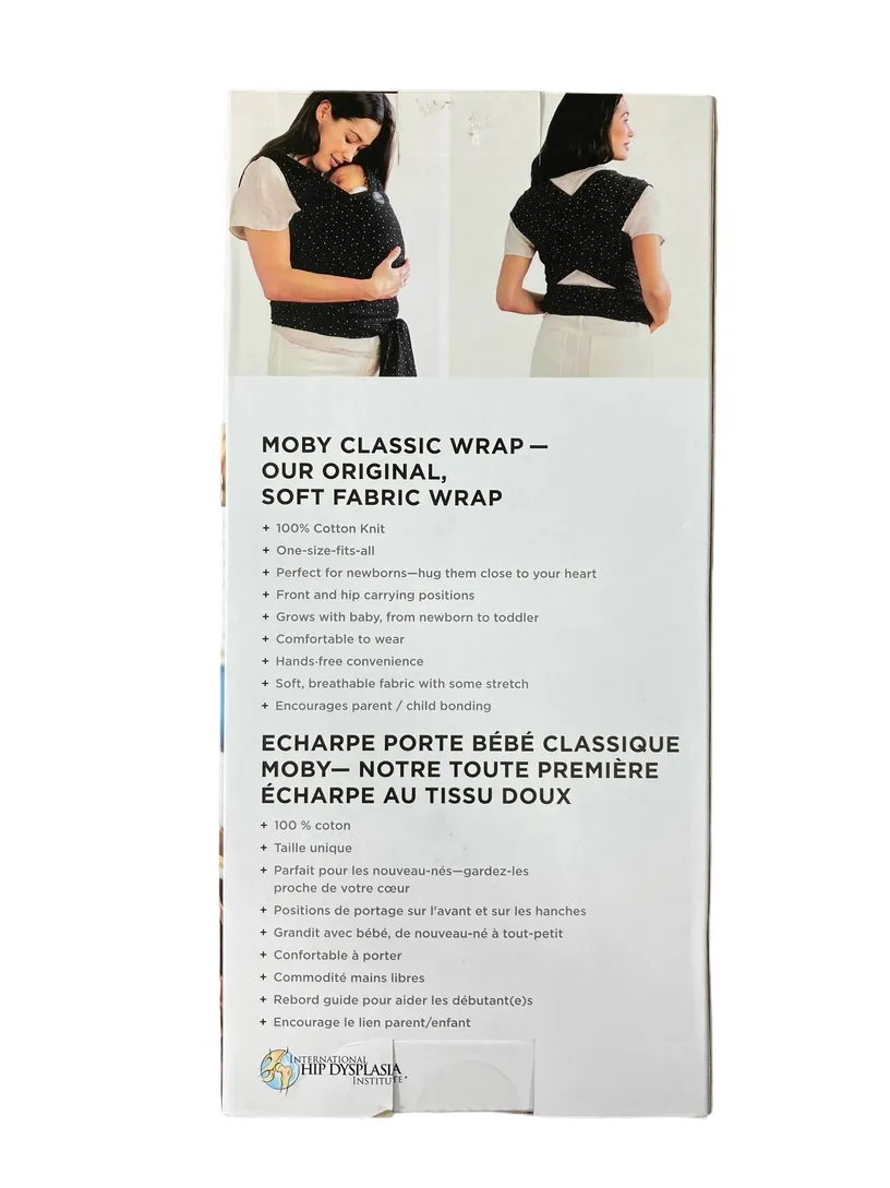 Petunia Pickle Bottom For Moby Wrap Baby Carrier, Classic, Terrazzo Black