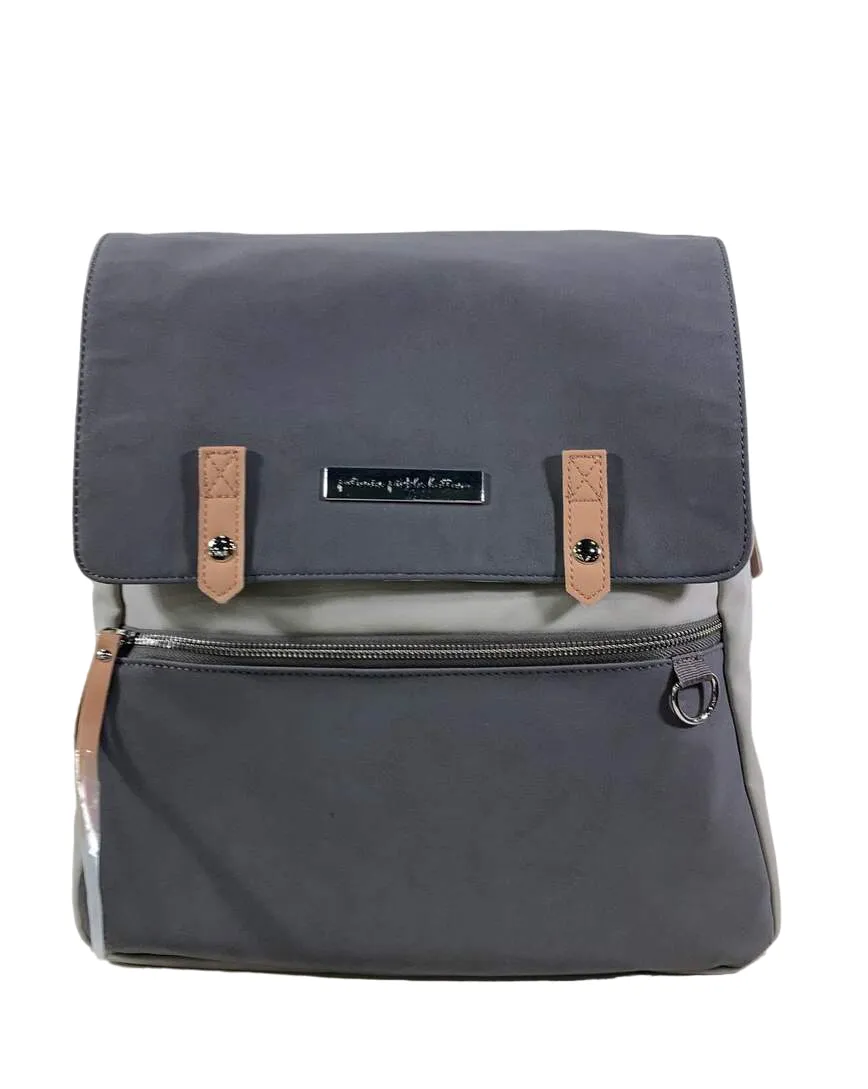Petunia Pickle Bottom Meta Backpack, Grey Pearl Nubuck Leather