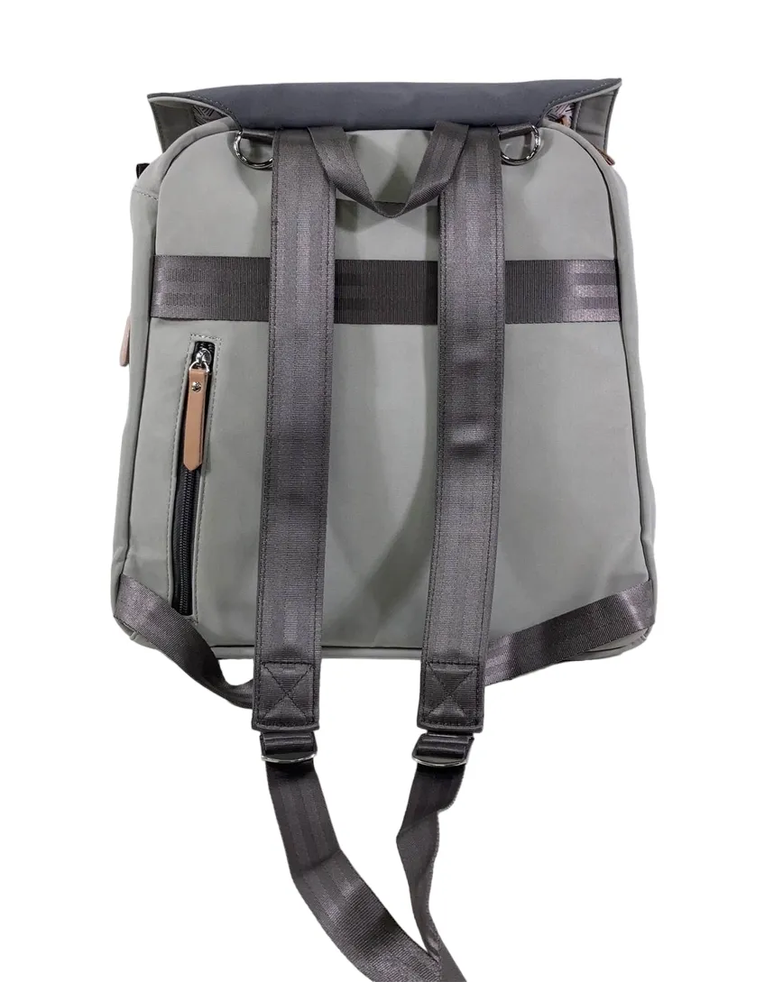 Petunia Pickle Bottom Meta Backpack, Grey Pearl Nubuck Leather