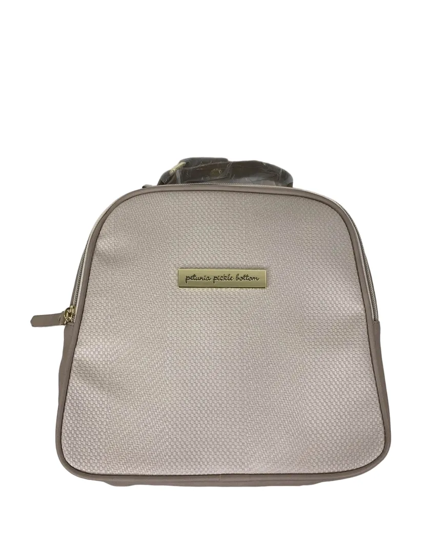 Petunia Pickle Bottom Tandem Bottle & Lunch Tote, Grey Matte Cable Stitch