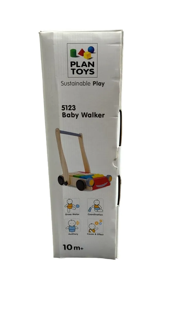 Plan Toys Baby Walker With Blocks