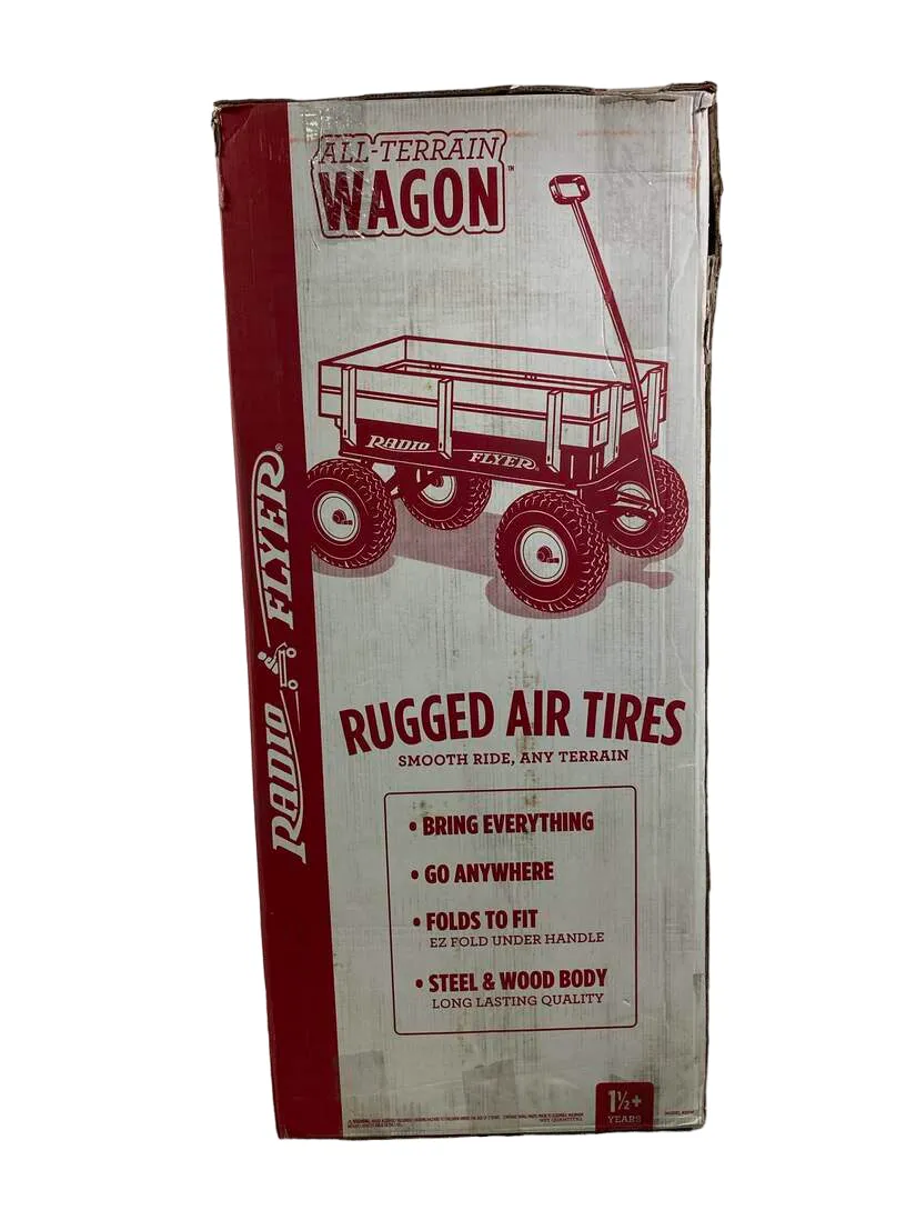 Radio Flyer Full Size All-Terrain Steel & Wood Wagon