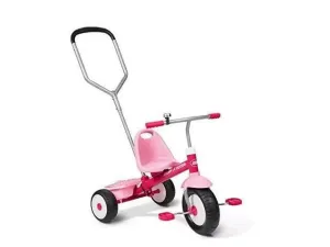 Radio Flyer Steer & Stroll Trike, Pink