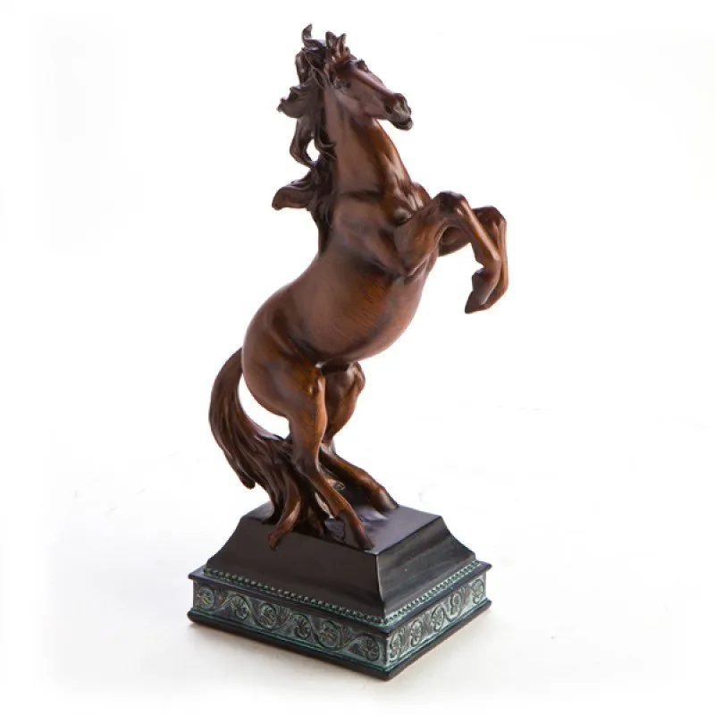 REARING HORSE STATUE