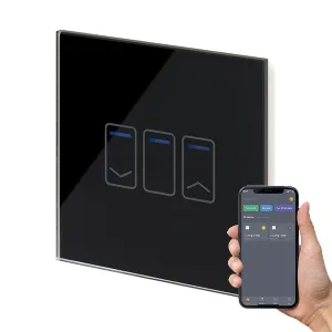 Retrotouch Crystal  Touch Dimmer WIFI Switch 240v 1G Black