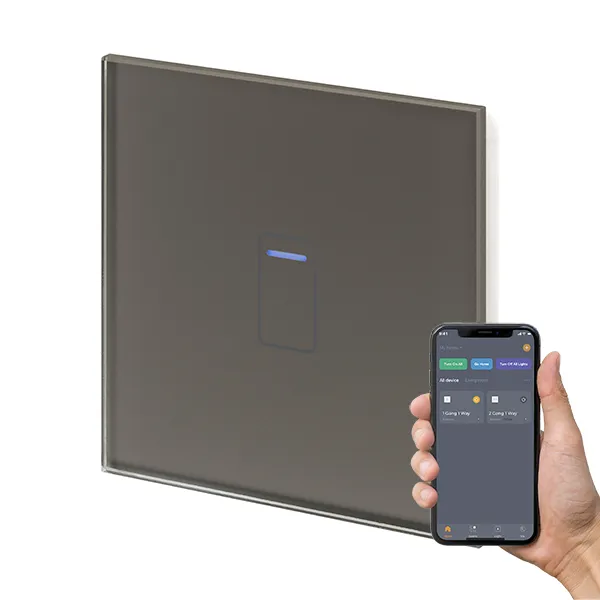 Retrotouch Crystal  Touch WIFI Switch 240v 1G Grey