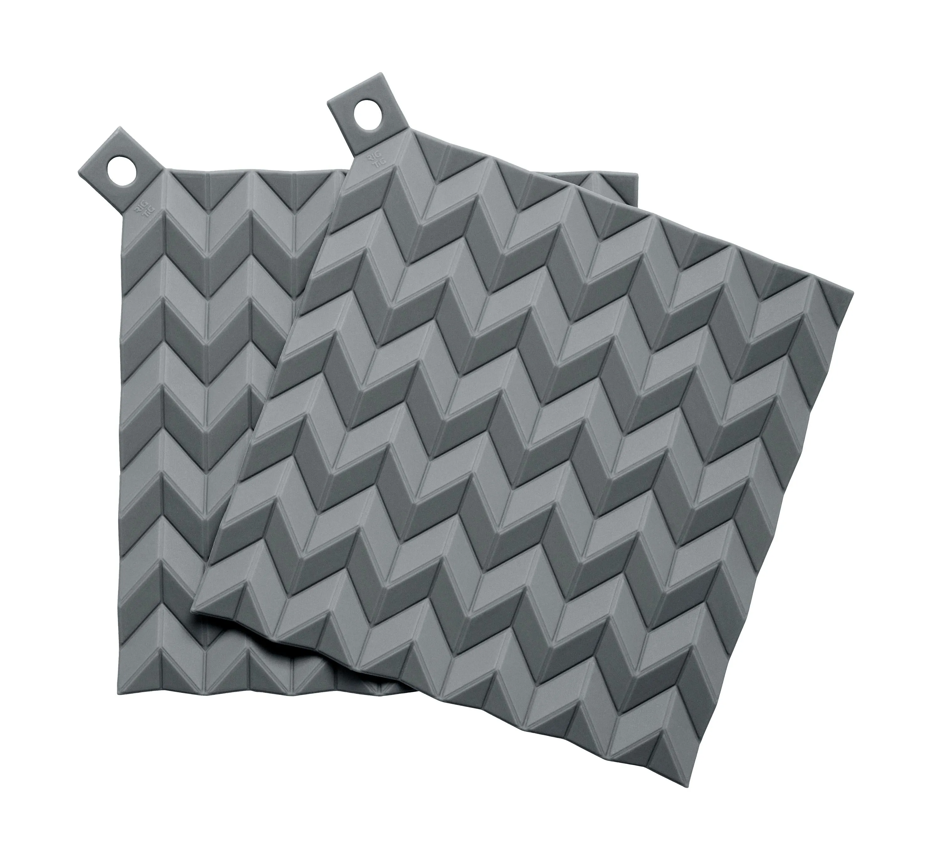 Rig Tig Hold On Potholder, Grey