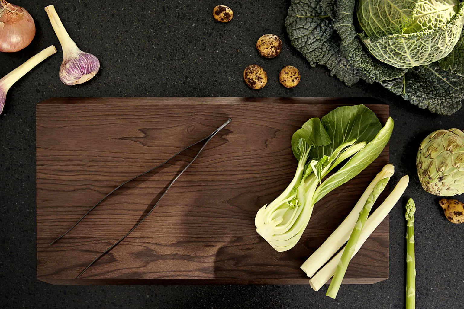 Rosendahl Rå Kitchen Tweezers, Gun Metallic