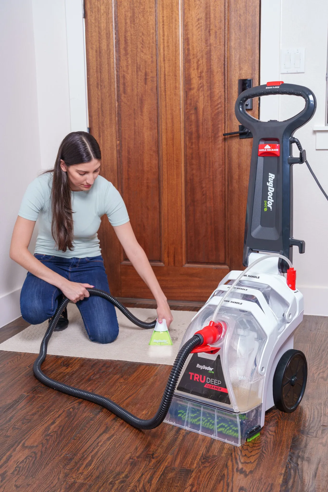 Rug Doctor TruDeep Cleaner carpet cleaning machine Walk-behind Deep Black, Transparent, White