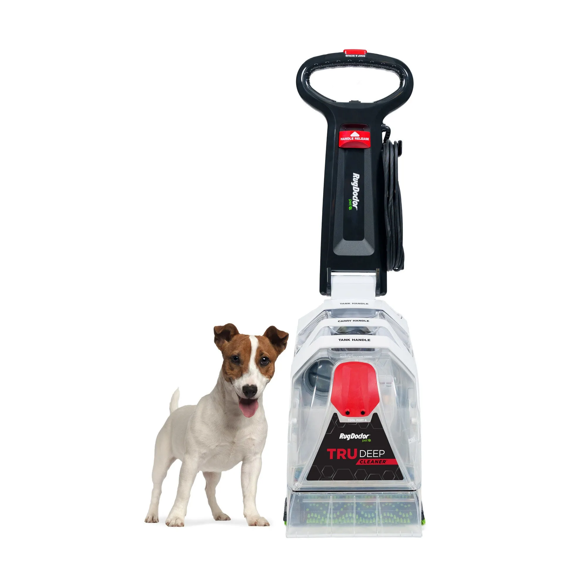 Rug Doctor TruDeep Cleaner carpet cleaning machine Walk-behind Deep Black, Transparent, White