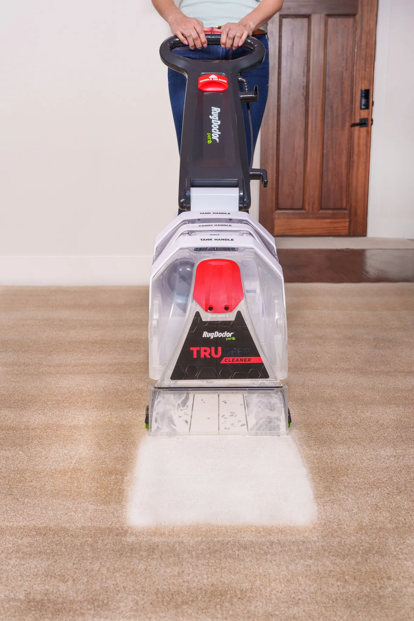 Rug Doctor TruDeep Cleaner carpet cleaning machine Walk-behind Deep Black, Transparent, White