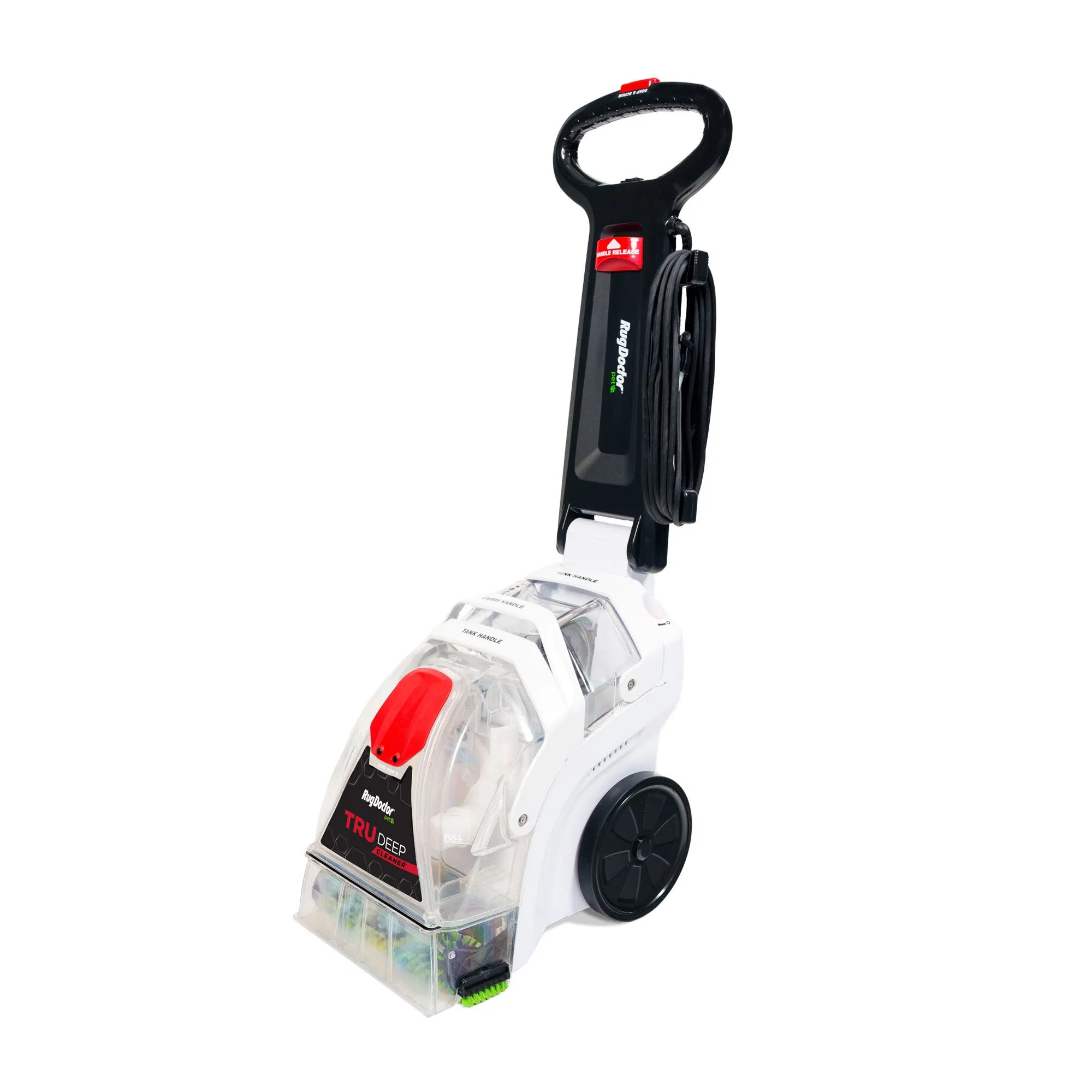 Rug Doctor TruDeep Cleaner carpet cleaning machine Walk-behind Deep Black, Transparent, White
