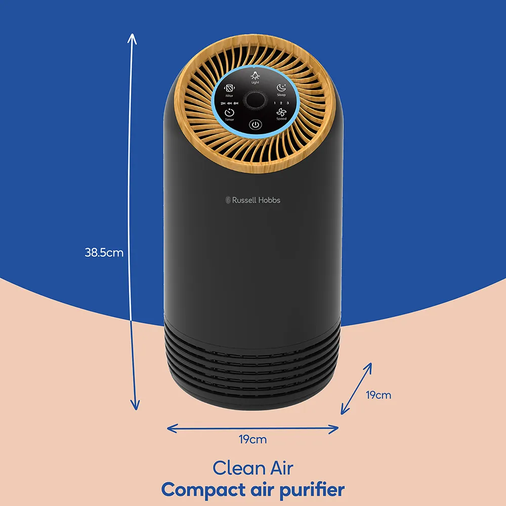 RUSSELL HOBBS CLEAN AIR COMPACT 2 - BLACK