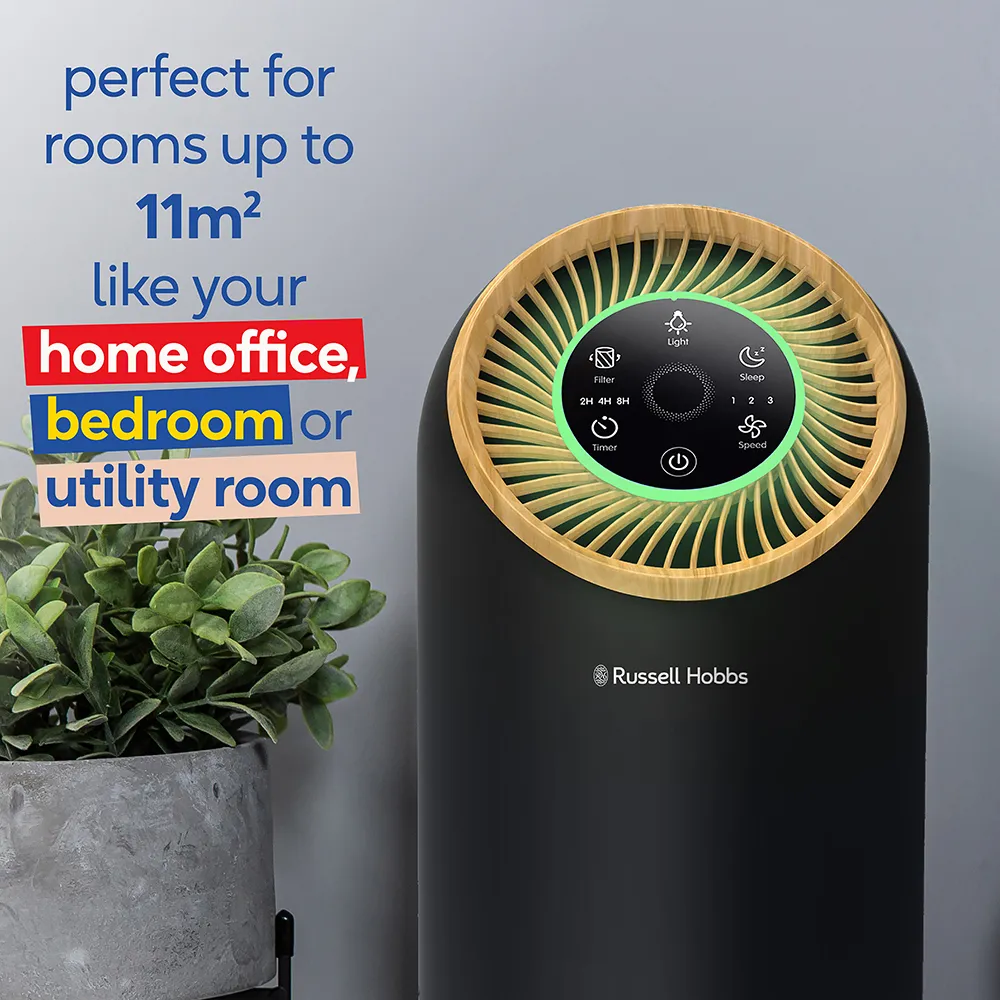 RUSSELL HOBBS CLEAN AIR COMPACT 2 - BLACK