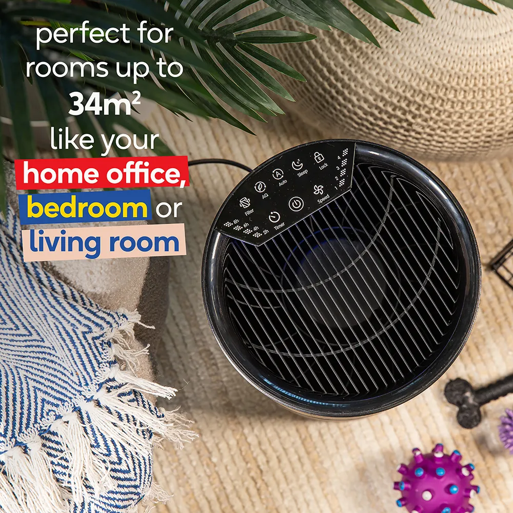RUSSELL HOBBS CLEAN AIR STYLE AIR PURIFIER - BLACK