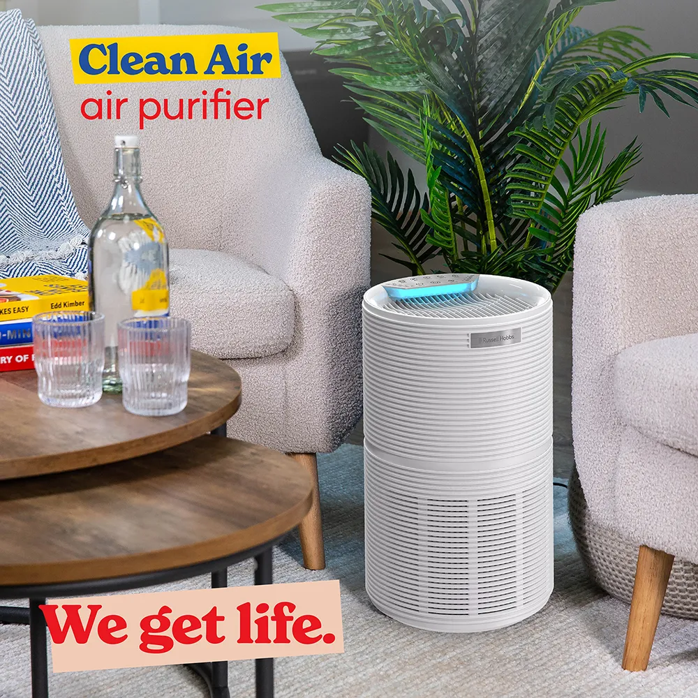 Russell Hobbs Clean Air Style Air Purifier - White