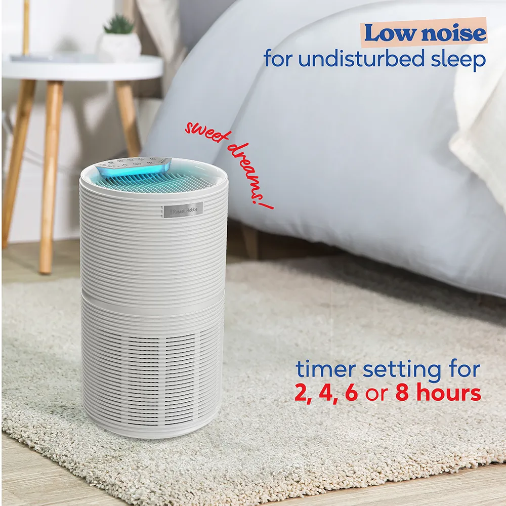 Russell Hobbs Clean Air Style Air Purifier - White