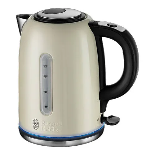 Russell Hobbs Quiet boil electric kettle 1.7 L Cream