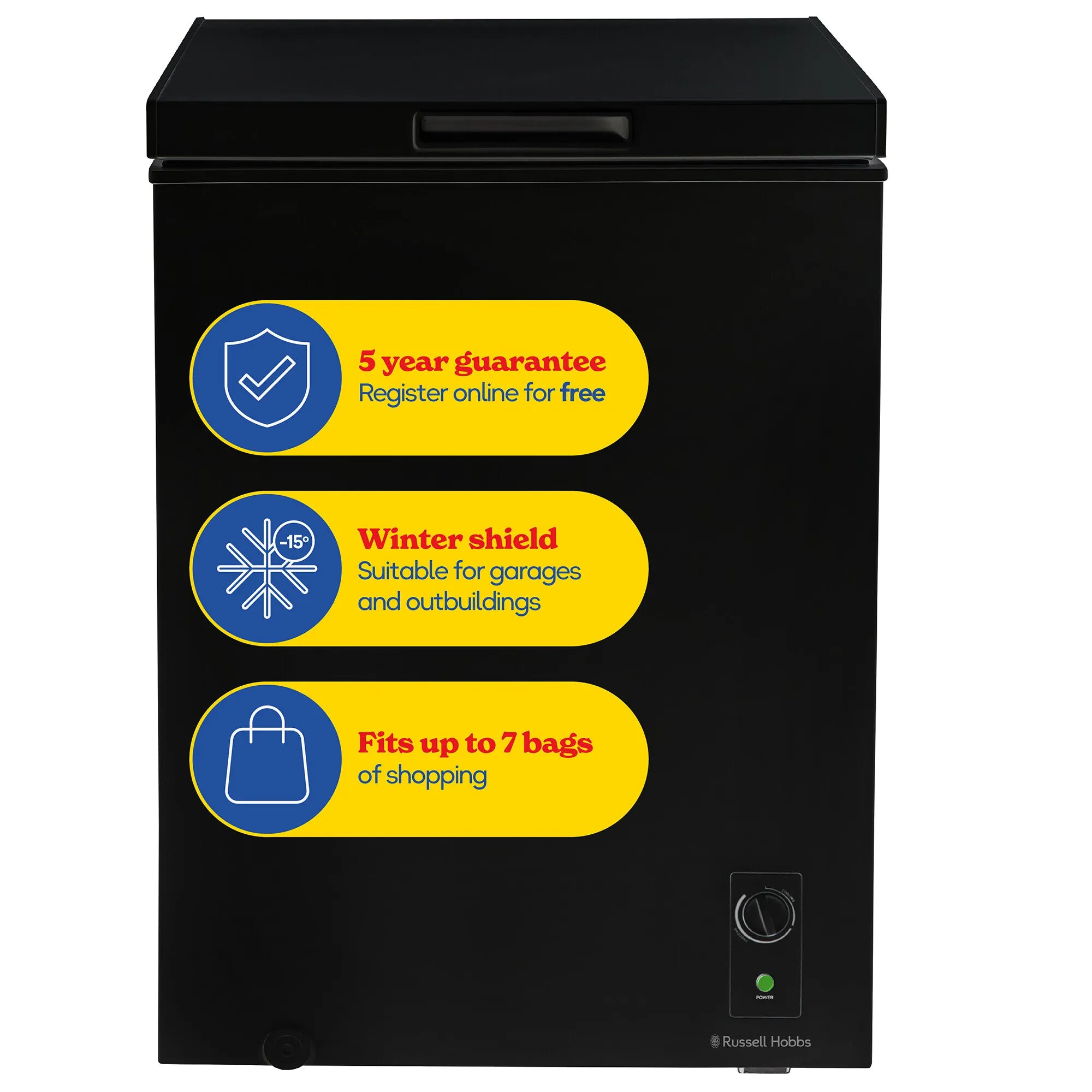 Russell Hobbs RH142CF0E1B freezer Freestanding 143 L E Black