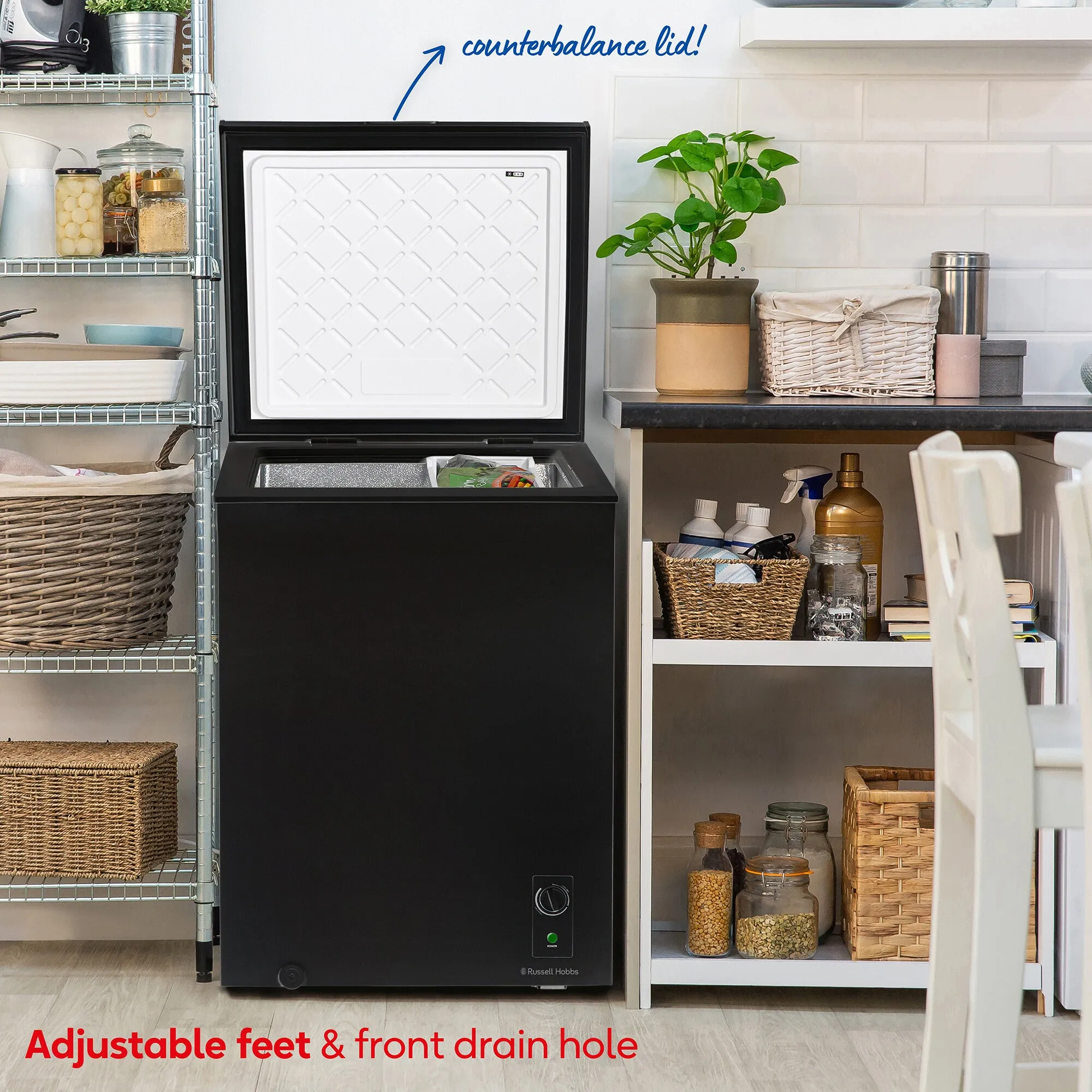 Russell Hobbs RH142CF0E1B freezer Freestanding 143 L E Black
