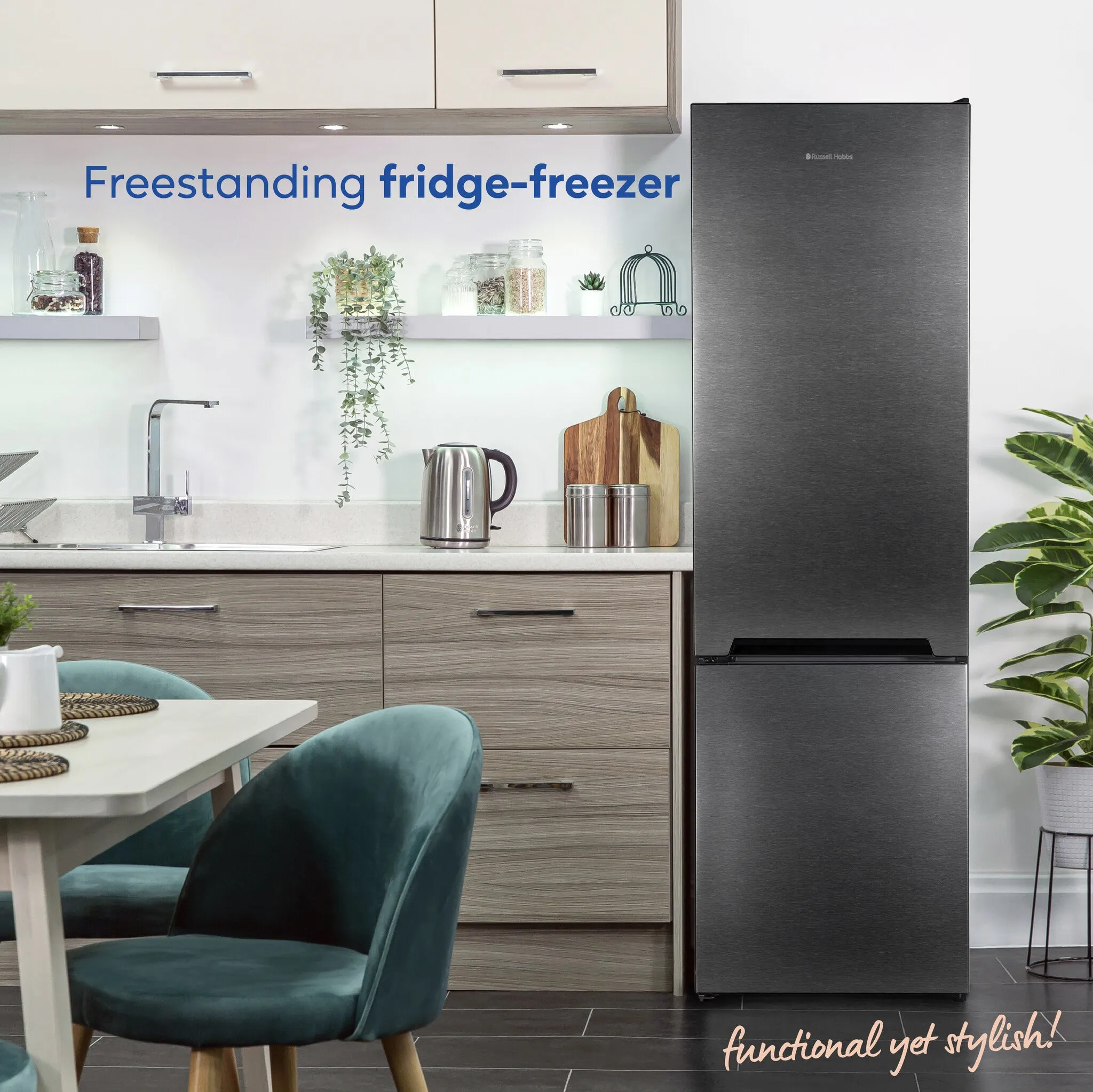 Russell Hobbs RH180FFFF55DS fridge-freezer Freestanding 279 L F