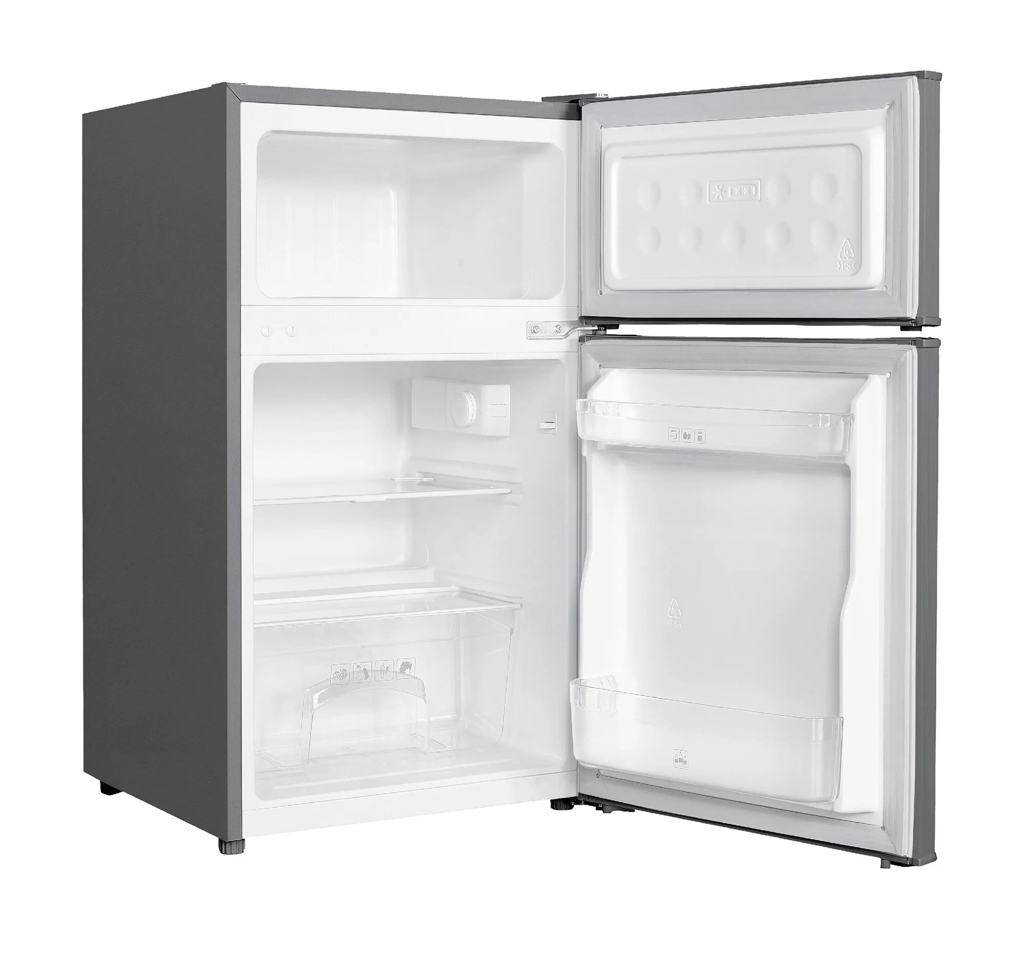 Russell Hobbs RH48UCFF2SS fridge-freezer Freestanding 85 L F Stainless steel