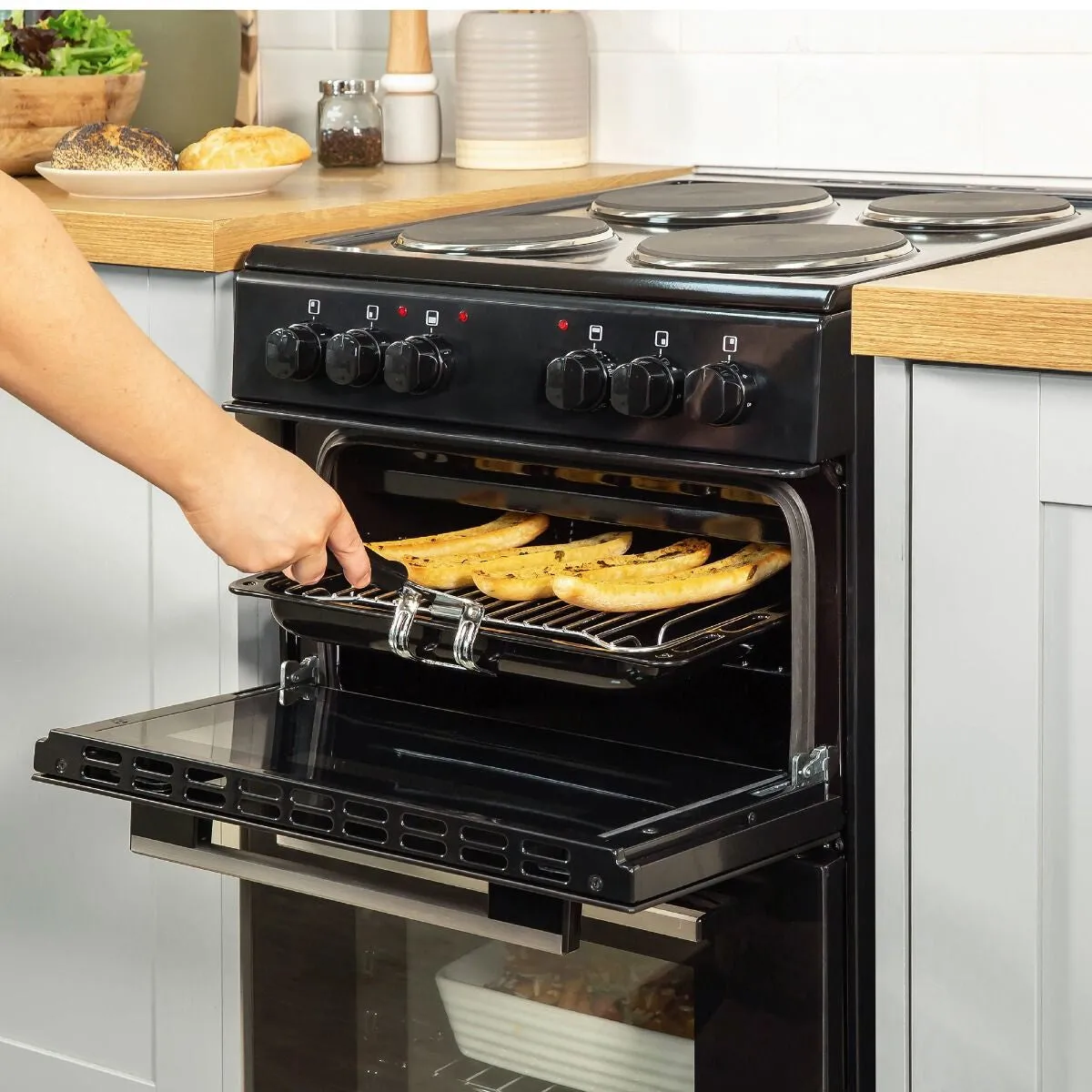 Russell Hobbs RH50ETCEH2001B cooker Freestanding cooker Electric Ceramic Black