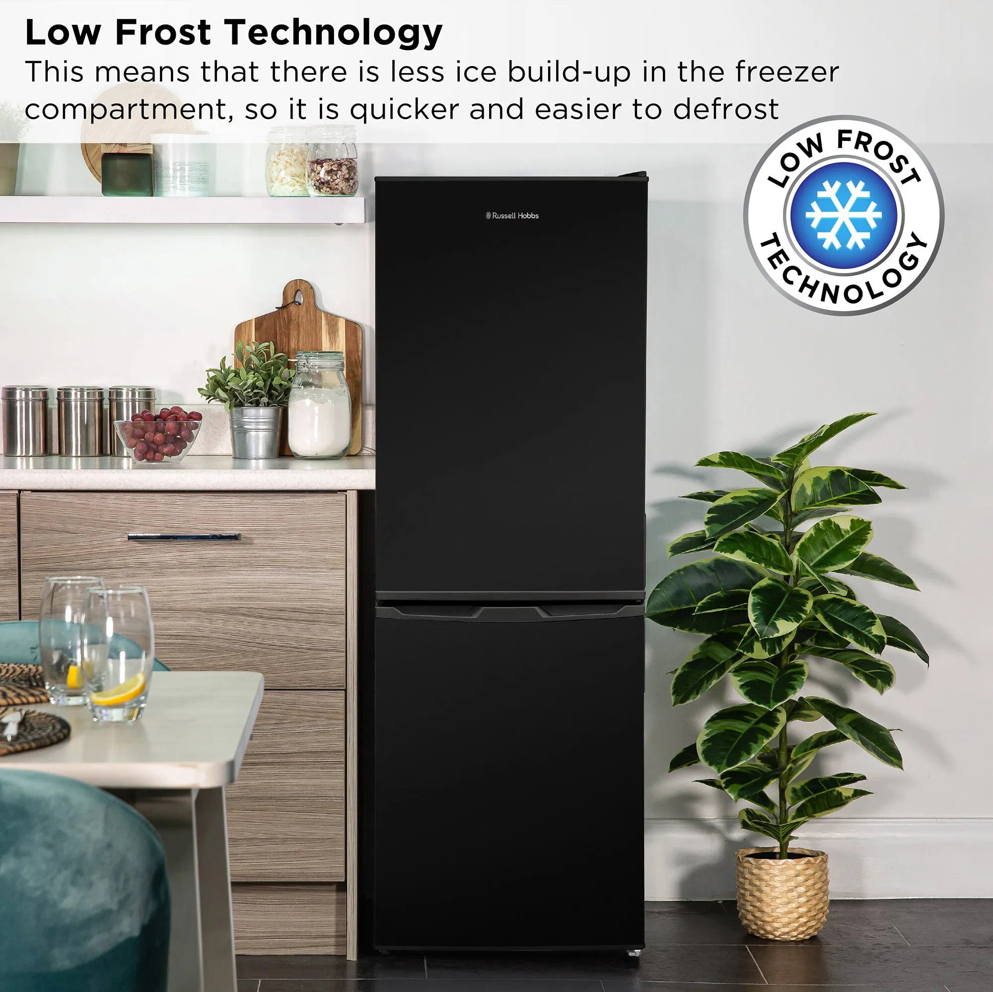 Russell Hobbs RH50FF145B fridge-freezer Freestanding 173 L F Black
