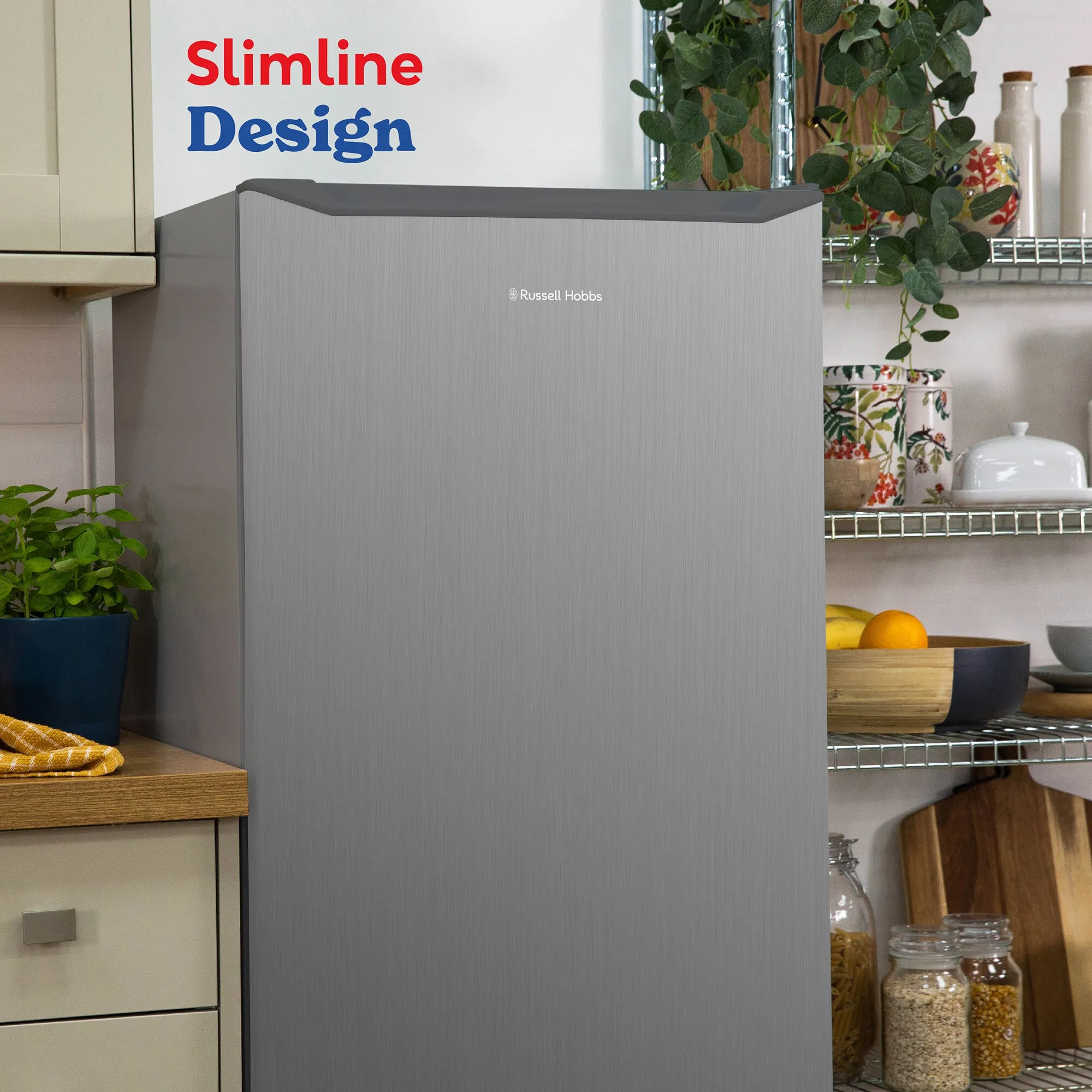 Russell Hobbs RH55FZ143SS freezer Freestanding 168 L F Stainless steel
