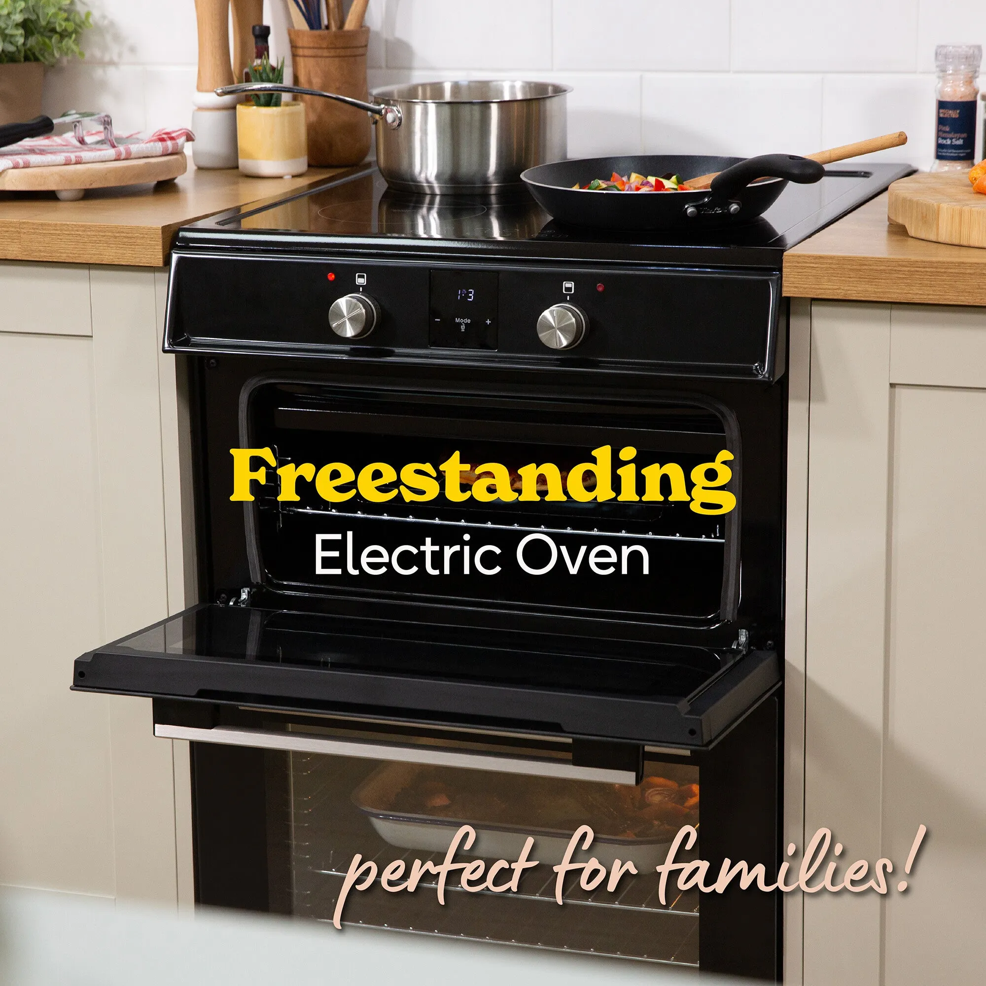 Russell Hobbs RH60EDOIH6011B cooker Electric Zone induction hob Black