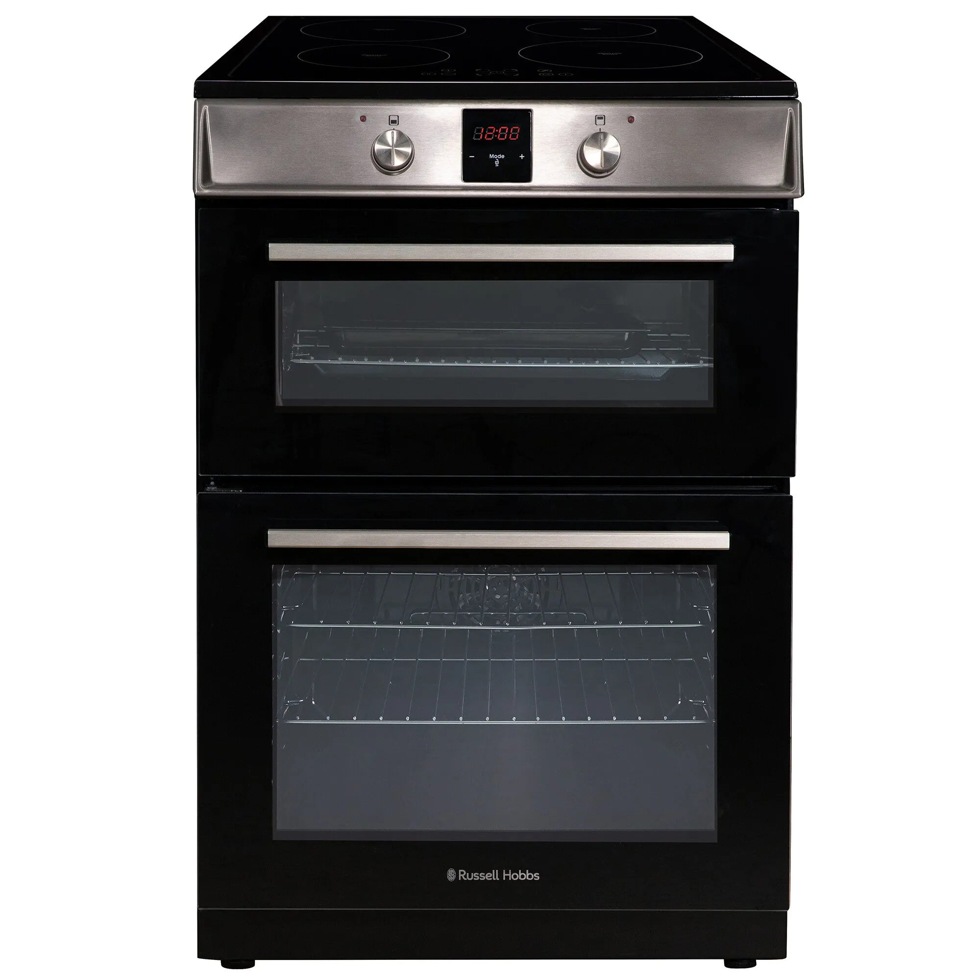 Russell Hobbs RH60EDOIH6011SS cooker Freestanding cooker Electric Zone induction hob Stainless steel