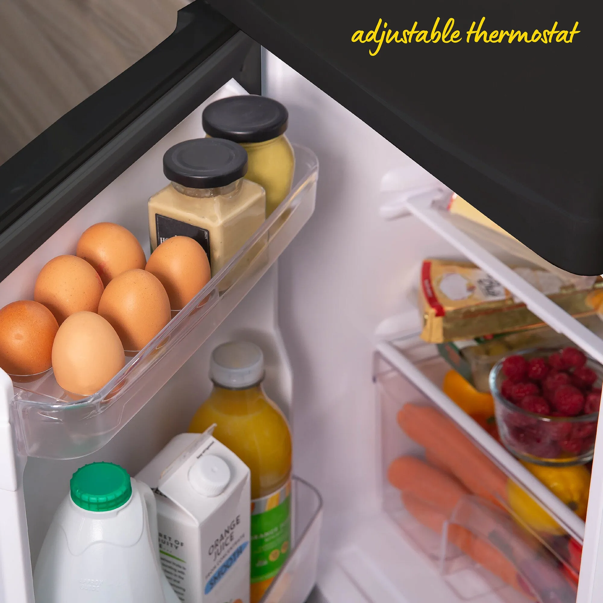 Russell Hobbs RH85UCFF482E1B fridge-freezer Freestanding 85 L E Black