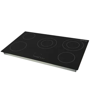 Russell Hobbs RH90EH7011 90cm 5 Zone Electric Hob - Black