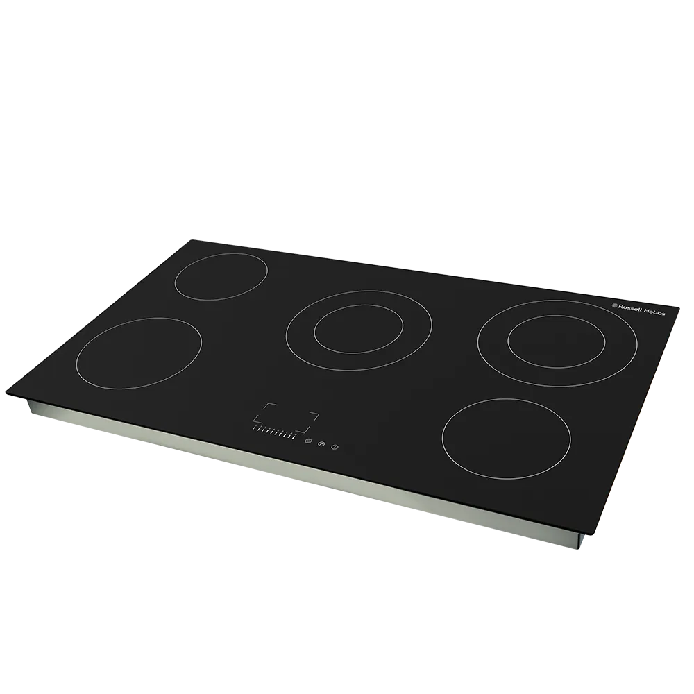 Russell Hobbs RH90EH7011 90cm 5 Zone Electric Hob - Black