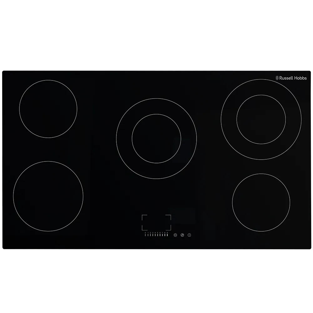 Russell Hobbs RH90EH7011 90cm 5 Zone Electric Hob - Black