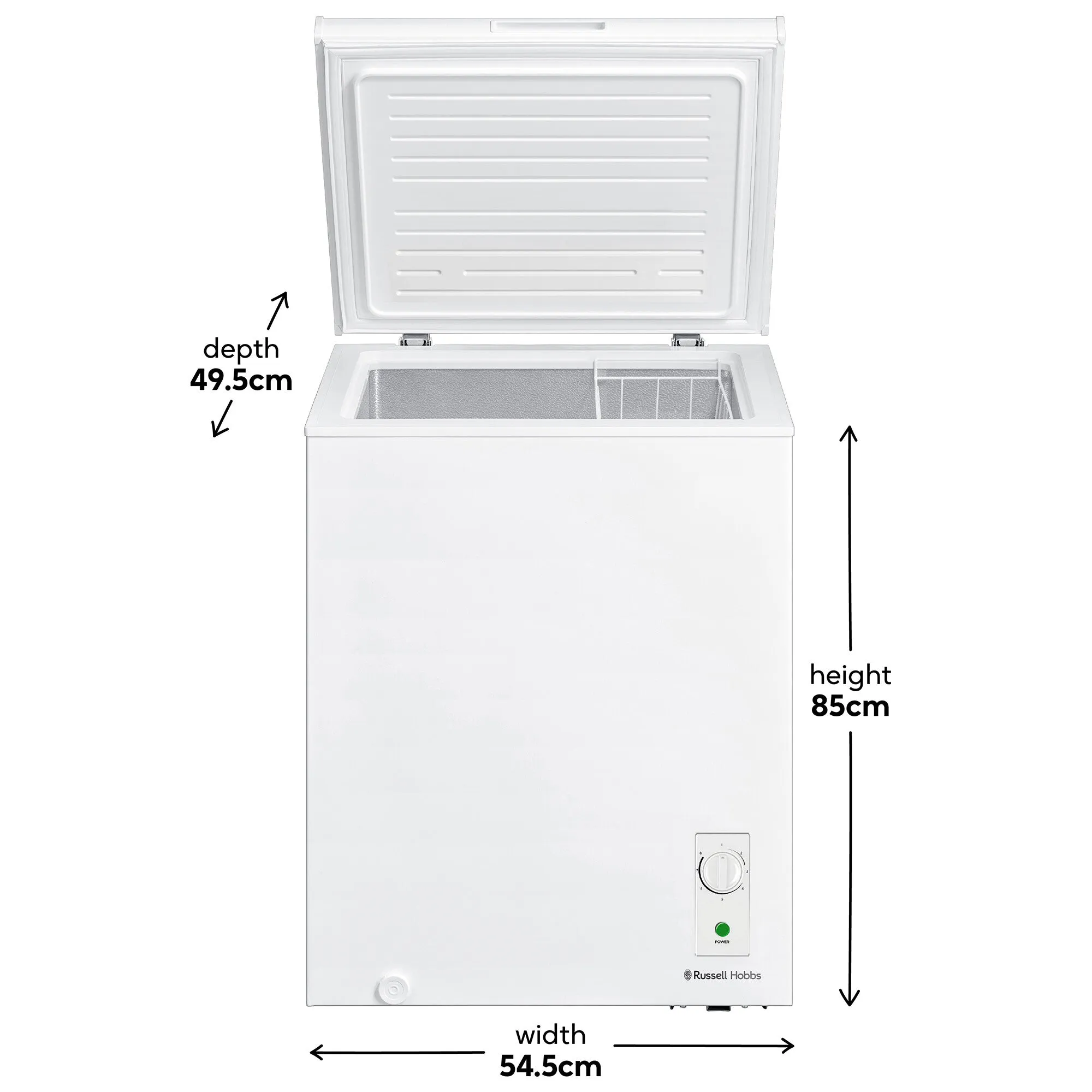 Russell Hobbs RH99CF1001 99L Chest Freezer- White