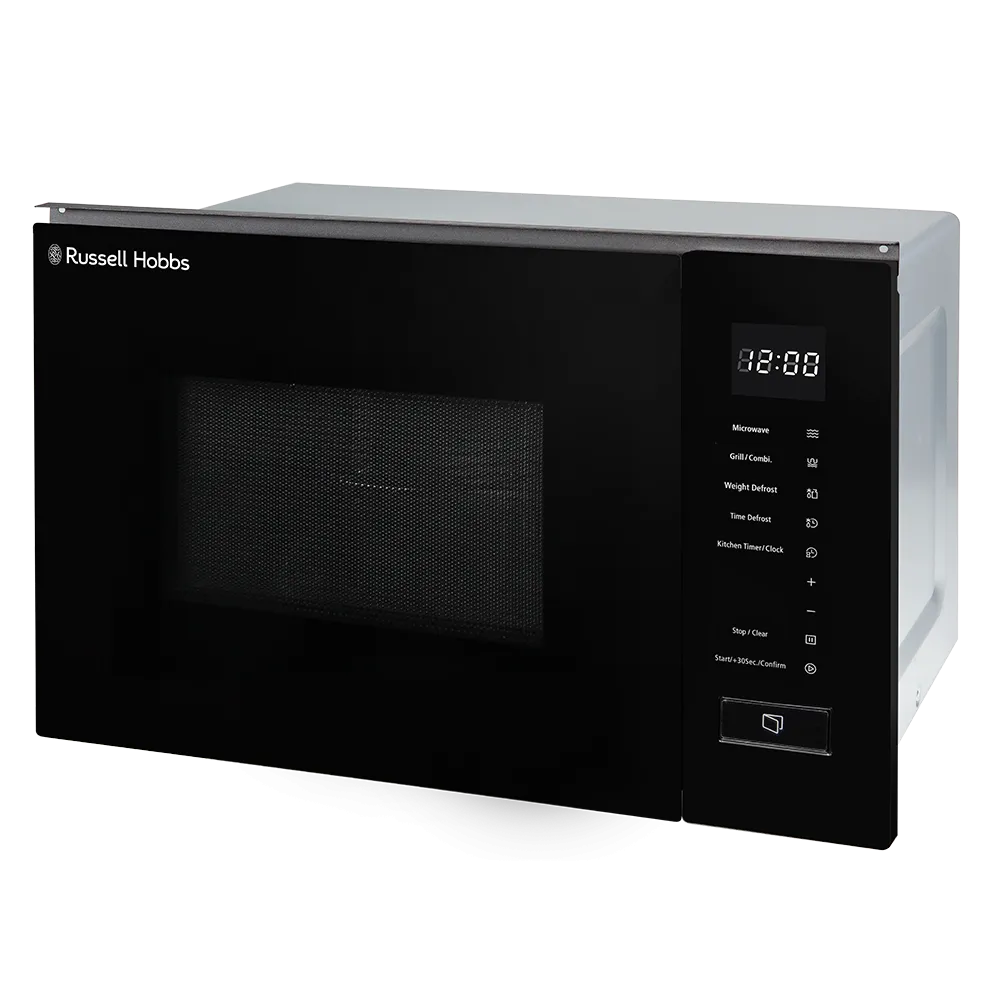Russell Hobbs RHBM2002B Built In Digital Microwave & Grill 20L -  Black