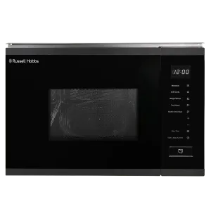 Russell Hobbs RHBM2002DS Built In Digital Microwave & Grill 20L - Dark Steel