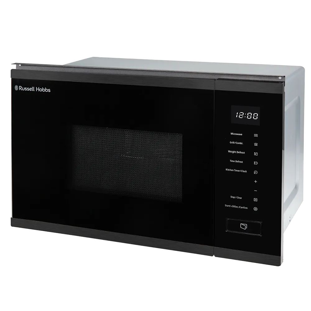 Russell Hobbs RHBM2002DS Built In Digital Microwave & Grill 20L - Dark Steel